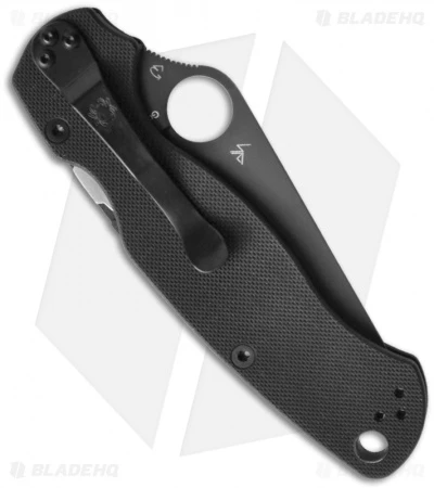 Spyderco Paramilitary 2 Compression Lock Knife G-10 (3.4" Black) C81GPBK2 2 Spyderco Paramilitary 2 Compression Lock Knife G-10 (3.4" Black) C81GPBK2 - Image 2