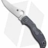 Spyderco Stretch Super Blue Knife Gray FRN (3.5" Satin) C90FPGYE