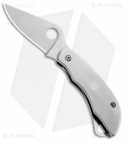 Spyderco ClipiTool Pocket Knife (2" Satin Plain/Serr) C176P&S