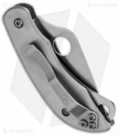 Spyderco ClipiTool Scissors Multi-Purpose Knife (2" Satin) C169P -Kershaw Sales Shop spyderco clipitiools satin plain c176ps blade serr side