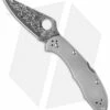 Spyderco Delica 4 Lockback Knife Titanium (2.95" Damascus) C11TIPD