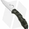 Spyderco Delica 4 Knife Flat Ground Zome Green FRN (2.88" Satin) C11ZFPGR