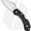 Spyderco Dragonfly 2 Black FRN Folding Knife (2.25" Satin Full Serr) C28SBK2