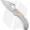 Spyderco Dragonfly Stainless Steel Tattoo Lock Back Knife (2.3" Satin) C28PT