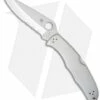 Spyderco Endura 4 Knife Stainless Steel SS Folder (3.875" Satin Serr) C10PS
