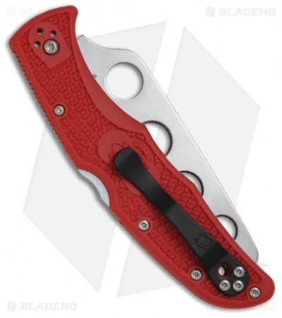 Spyderco Endura 4 Trainer Knife Red FRN (3.56" Dull) C10TR 2 Spyderco Endura 4 Trainer Knife Red FRN (3.56" Dull) C10TR - Image 2