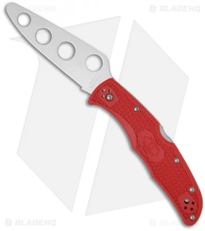 Spyderco Endura 4 Trainer Knife Red FRN (3.56" Dull) C10TR 1 Spyderco Endura 4 Trainer Knife Red FRN (3.56" Dull) C10TR