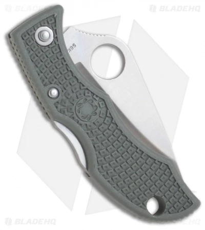 Spyderco Ladybug 3 Knife Foliage Green FRN (1.94" Satin) LFGP3 2 Spyderco Ladybug 3 Knife Foliage Green FRN (1.94" Satin) LFGP3 - Image 2