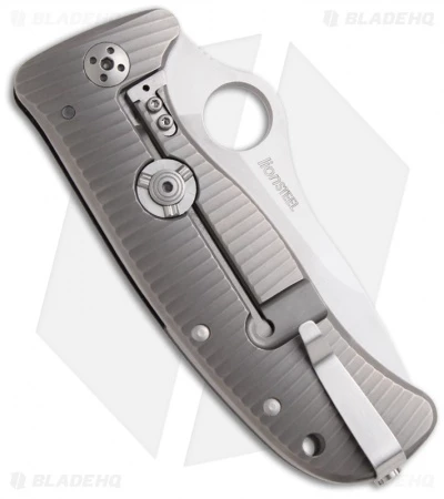 Spyderco LionSpy Folding Pocket Knife (3.62" Satin Plain) C157GTIP 2 Spyderco LionSpy Folding Pocket Knife (3.62" Satin Plain) C157GTIP - Image 2