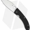 Spyderco Lum Large Chinese Folder Knife Black G-10 (3.75" Satin) C143GP