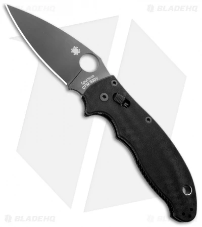 Spyderco Manix 2 Knife Tactical G-10 (3.375" Black) C101GPBBK2 1 Spyderco Manix 2 Knife Tactical G-10 (3.375" Black) C101GPBBK2