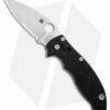 Spyderco Manix 2 Knife Black G-10 83mm (3.38" Satin Serr) C101GPS2
