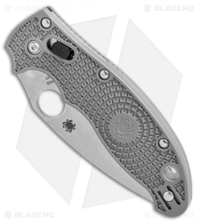 Spyderco Manix 2 Lightweight Knife Gray (3.375" Maxamet Stonewash) C101GPGY2 2 Spyderco Manix 2 Lightweight Knife Gray (3.375" Maxamet Stonewash) C101GPGY2 - Image 2