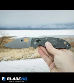 Spyderco Manix 2 Lightweight Knife Gray (3.375" Maxamet Stonewash) C101GPGY2 7 Spyderco Manix 2 Lightweight Knife Gray (3.375" Maxamet Stonewash) C101GPGY2 -Kershaw Sales Shop spyderco manix 2 gray c101GPGY2 BHQ 24678 dl