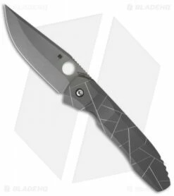 Spyderco Rassenti Nirvana Integral Frame Lock Knife (3.75" Stonewash) C199TIP