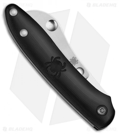 Spyderco Roadie Slip Joint Knife Black FRN (2.1" Satin) C189PBK 2 Spyderco Roadie Slip Joint Knife Black FRN (2.1" Satin) C189PBK - Image 2