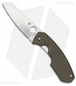Spyderco Jens Anso Rock Lobster Liner Lock Knife Green G-10 C126GPFG