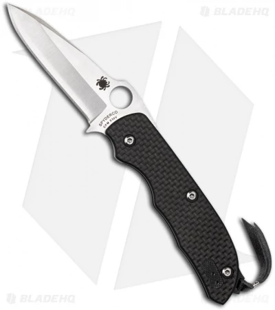 Spyderco Terzuola Slipit Knife Carbon Fiber (3" Satin) C131CFP 1 Spyderco Terzuola Slipit Knife Carbon Fiber (3" Satin) C131CFP
