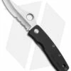 Spyderco Terzuola Jr. Liner Lock Knife Aluminum (2.75" Satin Serr)