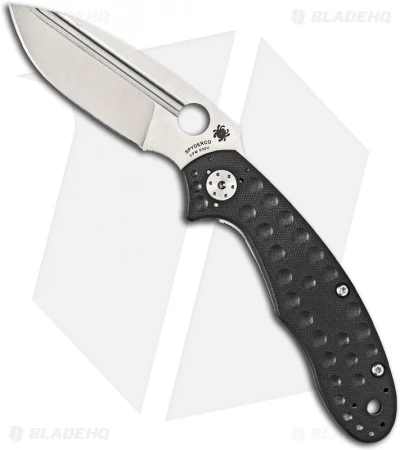 Spyderco Tuff G-10 And Titanium Folding Knife (3.75" Satin Plain) C151GTIP 1 Spyderco Tuff G-10 And Titanium Folding Knife (3.75" Satin Plain) C151GTIP