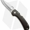 Spyderco Wayne Goddard Small Lock Back Knife Brown Micarta (2.9" Satin Serr)