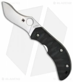 Spyderco Knives Anso Zulu Knife W/ Black G-10 (3" Satin Plain) C145GP