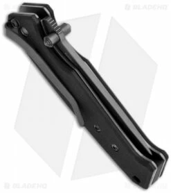 Timberline Vallotton Medium Signature Spring Assisted Knife (2.5" Black Plain) -Kershaw Sales Shop timberline valloton med plain black side