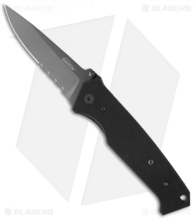 Timberline Vallotton Large Signature Spring Assisted Knife (Black) 1231 1 Timberline Vallotton Large Signature Spring Assisted Knife (Black) 1231