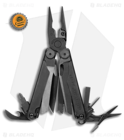 Leatherman Wave Black Multi Tool W/ Nylon MOLLE Sheath (17-in-1) 4 Leatherman Wave Black Multi Tool W/ Nylon MOLLE Sheath (17-in-1) - Image 4