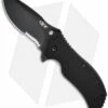 Zero Tolerance 0350ST Assisted Opening Knife Black G-10 (3.25" Black Serr) ZT