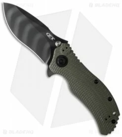 Zero Tolerance 0301 Assisted Opening Knife Ranger Green (3.75" Tiger Stripe) ZT