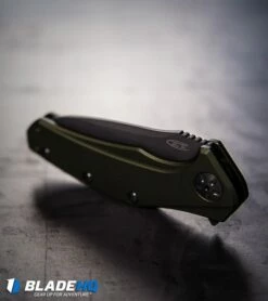 Zero Tolerance 0770 Assisted Opening Knife OD Green (3.25" Black) ZT 0770ODBLK -Kershaw Sales Shop zt 0770odblk BHQ 49726 dl