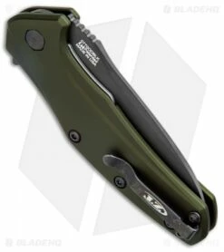 Zero Tolerance 0770 Assisted Opening Knife OD Green (3.25" Black) ZT 0770ODBLK -Kershaw Sales Shop zt 0770odblk assist BHQ 49726 dl side